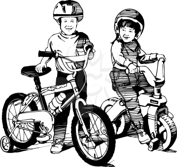 Bicycles Clipart