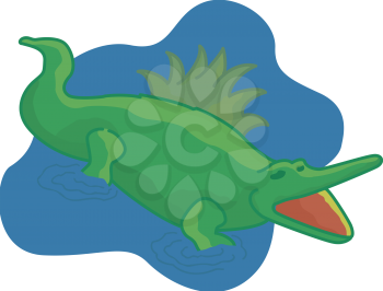 Alligatoriconcolor Clipart