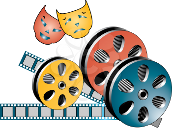 Moviereelscolor Clipart