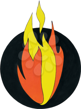 Firesymbolcolor Clipart