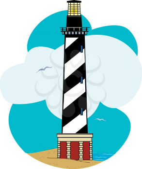 Lighthouseiconcolor Clipart