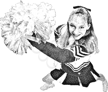 Cheerleaderw Clipart