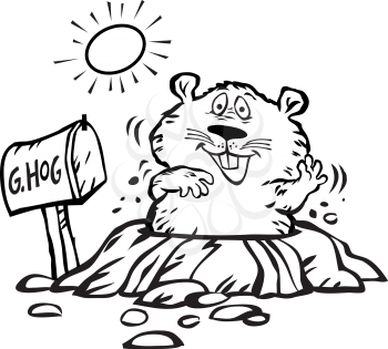 Groundhog Clipart