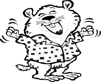 Groundhog's Clipart