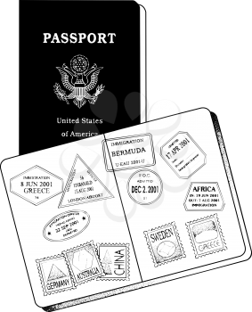 Passports Clipart