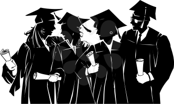 Graduates Clipart
