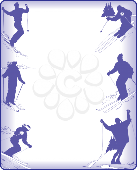 Skiers Clipart