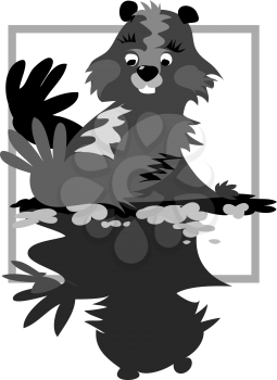 Groundhogshadow0402 Clipart