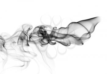 Magic Abstract fume shape over the white background