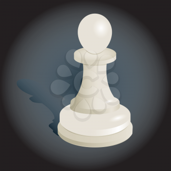 Royalty Free Clipart Image of a Chess Piece