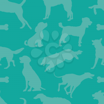 Royalty Free Clipart Image of a Dog Background