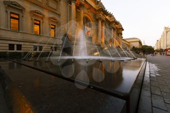 New York City, USA- October 23, 2016: Metropolitan Museum of Art is the largest art museum in the United States, and is among the most visited art museums in the world.