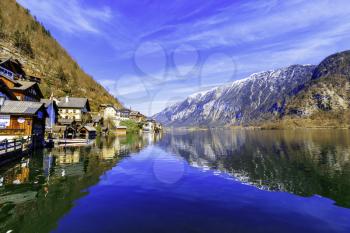 Beautiful View of Bavarian Alpine lake