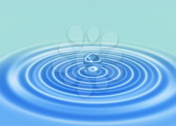 Royalty Free Clipart Image of a Ripple