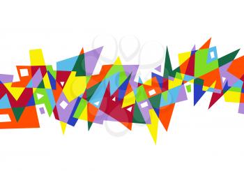 Royalty Free Clipart Image of a Geometric Shape Background