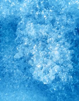 close up of blue ice background