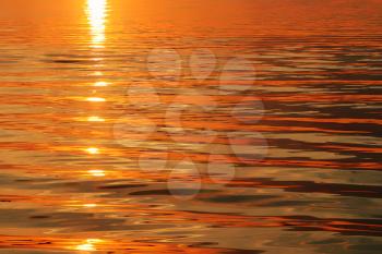 beautiful sunset water background