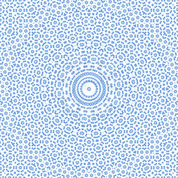White background with abstract blue pattern