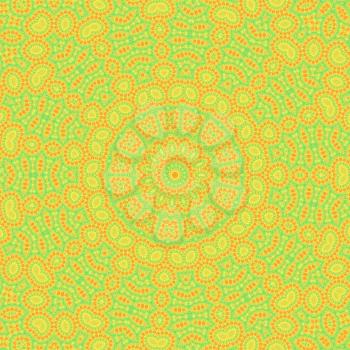Background with abstract yellow bright radial pattern