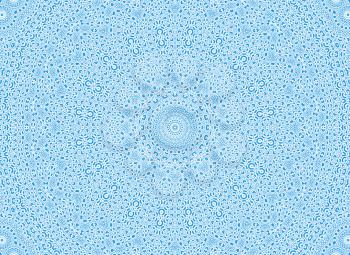 Blue openwork abstract pattern background