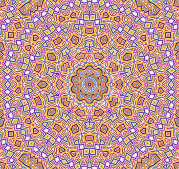 Background with abstract color radial pattern