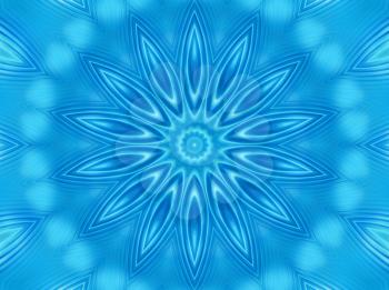 Blue abstract background with concentric pattern