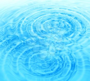 Abstract background with radial water ripples