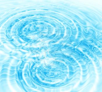Abstract background with radial water ripples