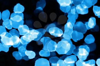Abstract liquid background with blue lights