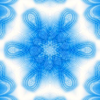 Abstract blue background with concentric pattern