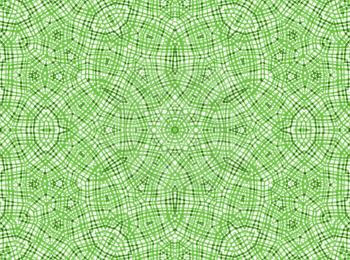 Abstract green background with concentric pattern