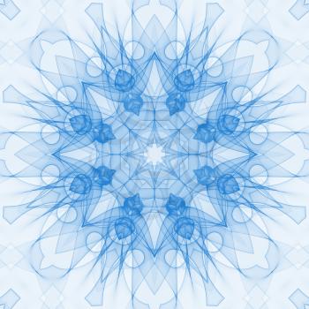 Abstract blue background with soft air pattern