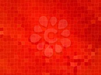 Bright red wavy cell background