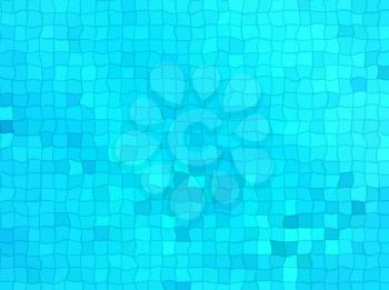 Bright blue wavy cell background