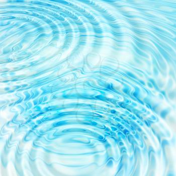 Background with abstract blue water ripples