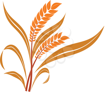 Royalty Free Clipart Image of Wheat