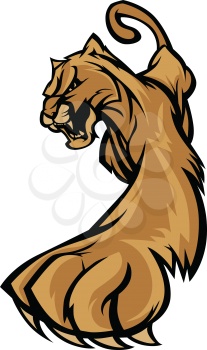 Royalty Free Clipart Image of a Cougar