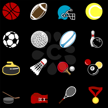 Royalty Free Clipart Image of Sport Icons