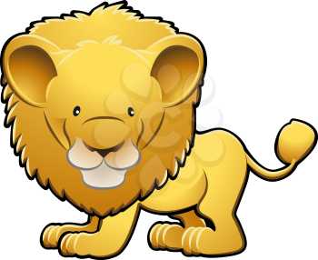 Royalty Free Clipart Image of a Lion