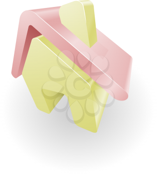Royalty Free Clipart Image of a House Icon