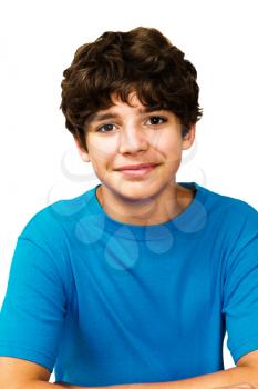 Royalty Free Photo of a Teenage Boy Smiling