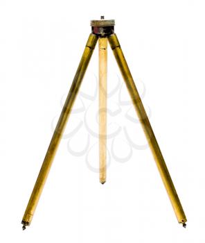 Tripod isolated over white