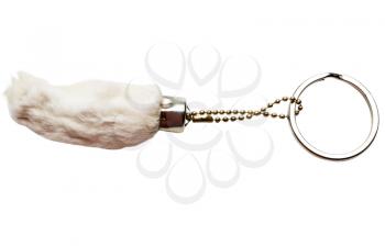 Key chain isolated over white