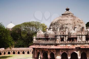 Dome of a tomb, Isa Khan's Tomb, Delhi, India