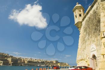 The vedette at Senglea overlooking the harbor, Grand Harbor, Valletta, Malta