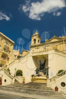 Low angle view of a church, Malta