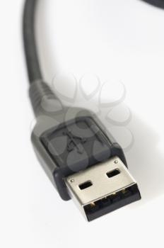 Close-up of a USB cable