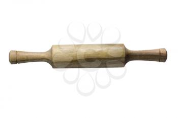 Close-up of a wooden rolling pin