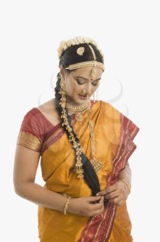 South Indian woman in traditional clothing