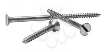 Close-up of screws